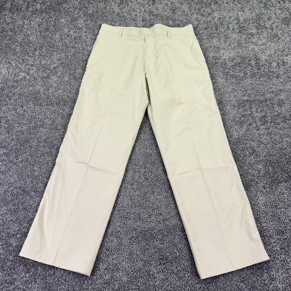 C9 Champion Pants Mens 36x32 Beige Microfiber Chino Straight Casual Workwear